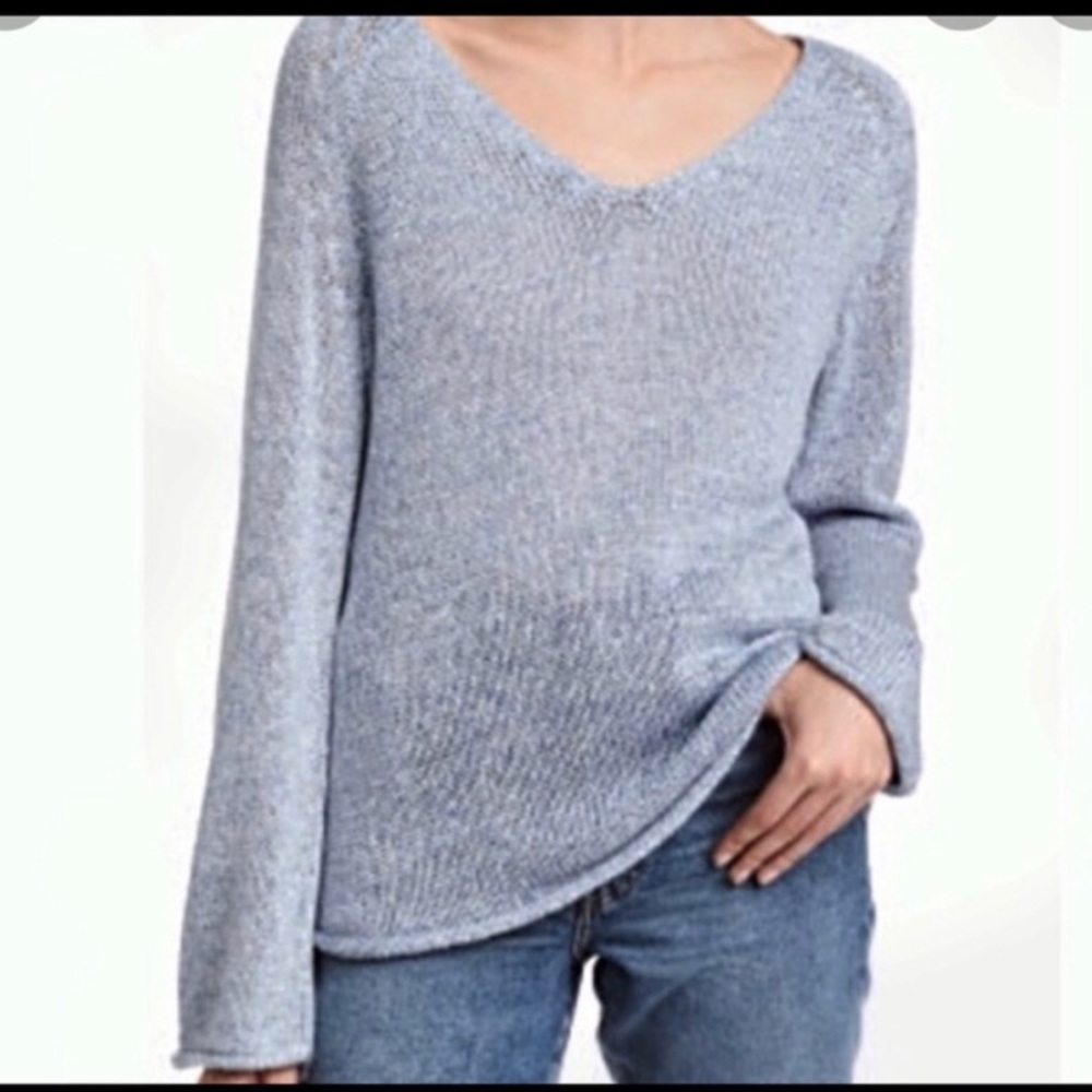 H&M Black Loose Knit V Neck Sweater size S ( NWOT) - Picture 6 of 9